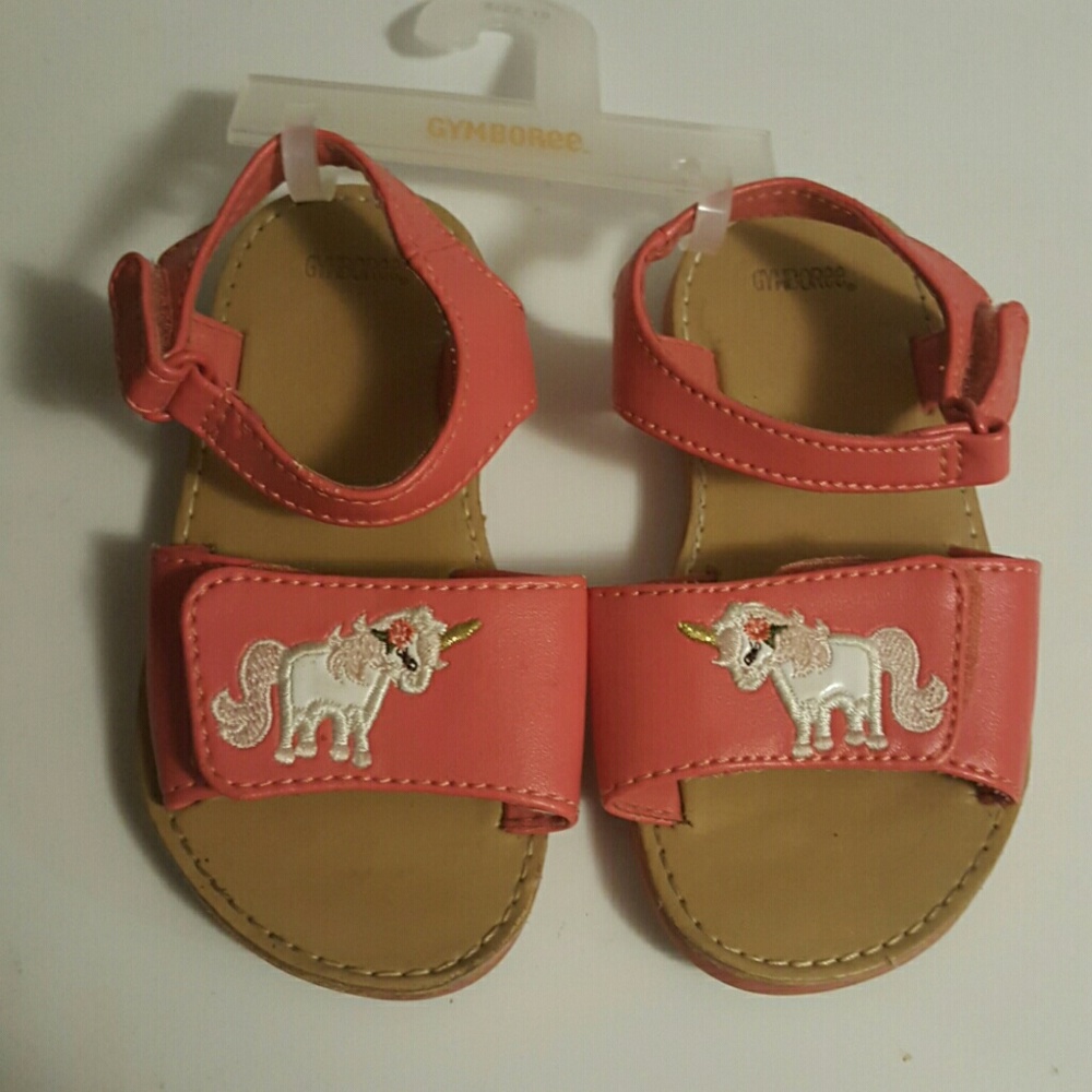 Gymboree unicorn sandals size toddler 7 - Picture 2 of 4